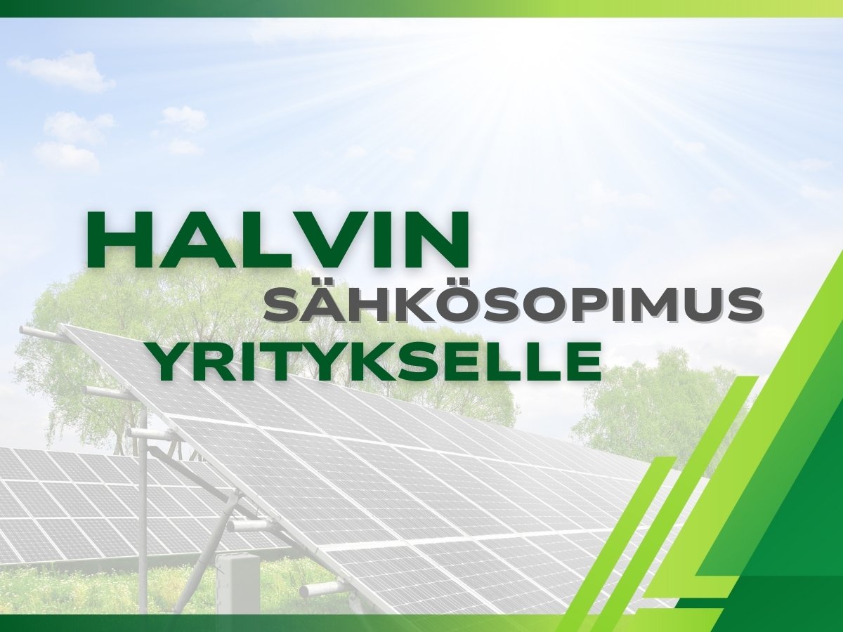 Halvin sähkösopimus yritykselle – näin yritykset maksavat sähköstä liikaa