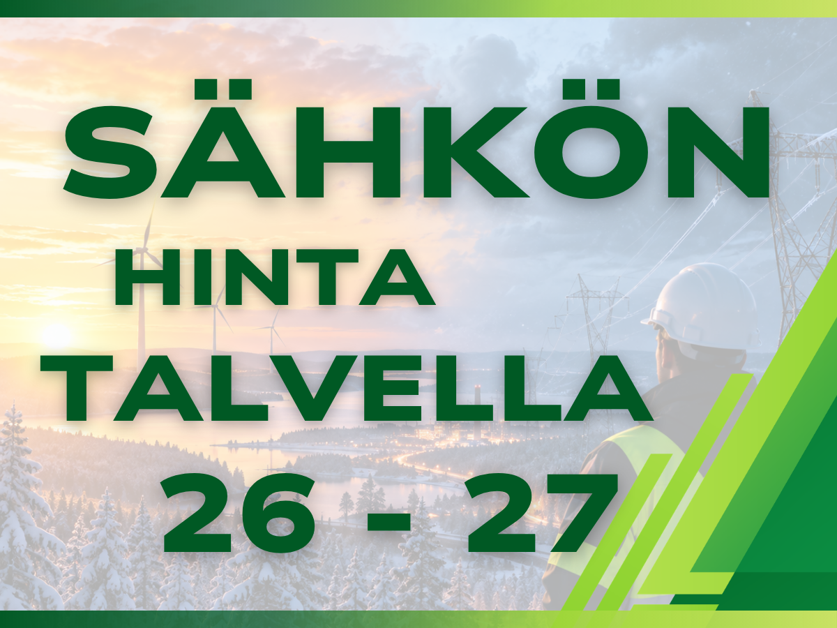 Sähkön hinta talvella 2026–2027